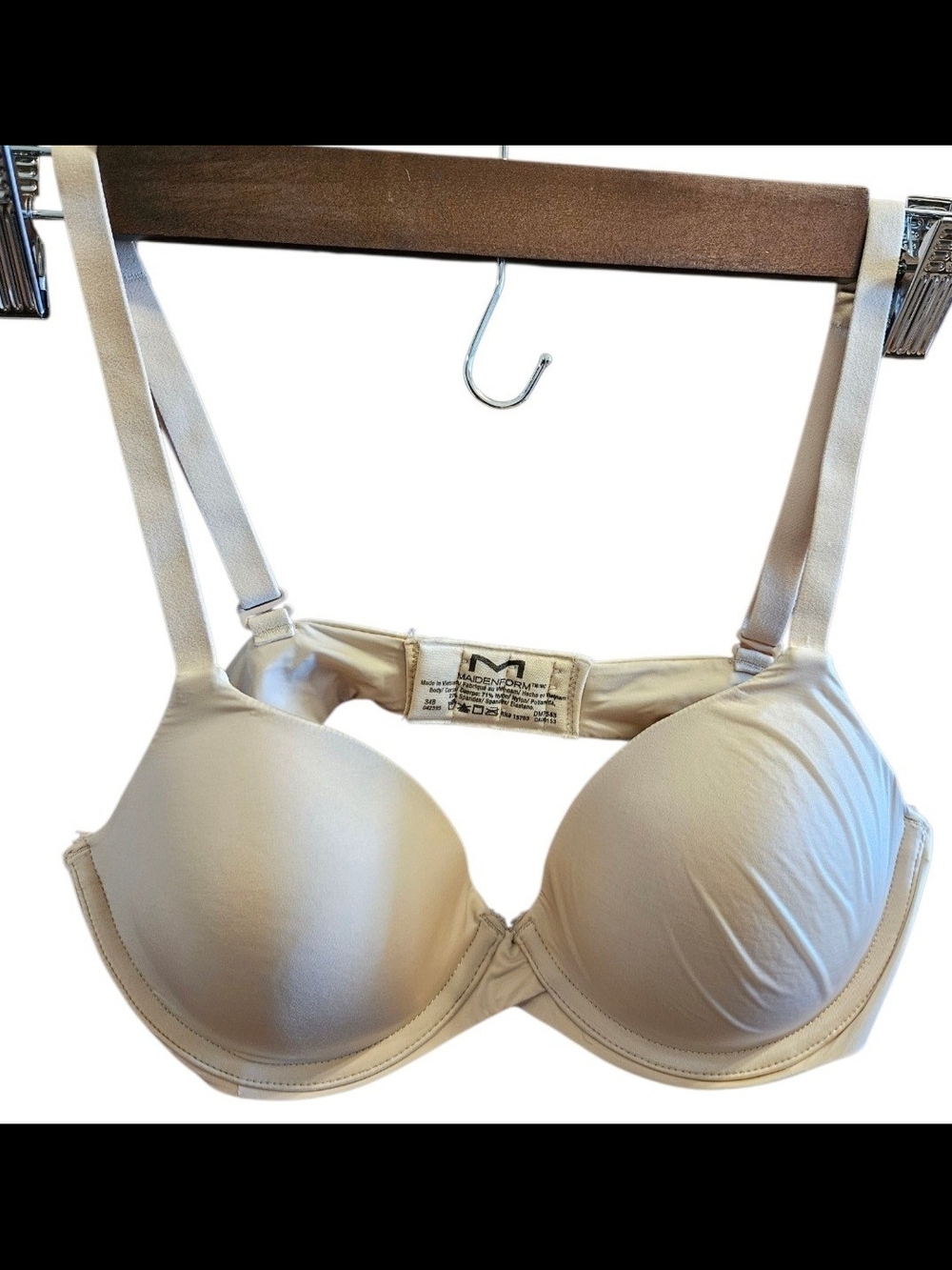 Maidenform Cream Lightly Padded T-Shirt Bra